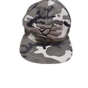 Mexican Eagle Flag Camouflage Baseball Cap Gray Snap-back Hunting Gorpcore Mens